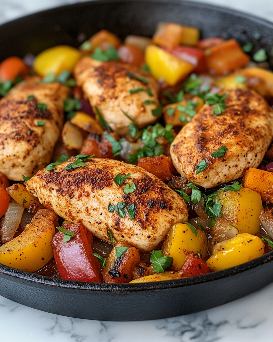 Cajun Chicken Skillet Recipe: A Bold, Smoky One-Pan Dinner
