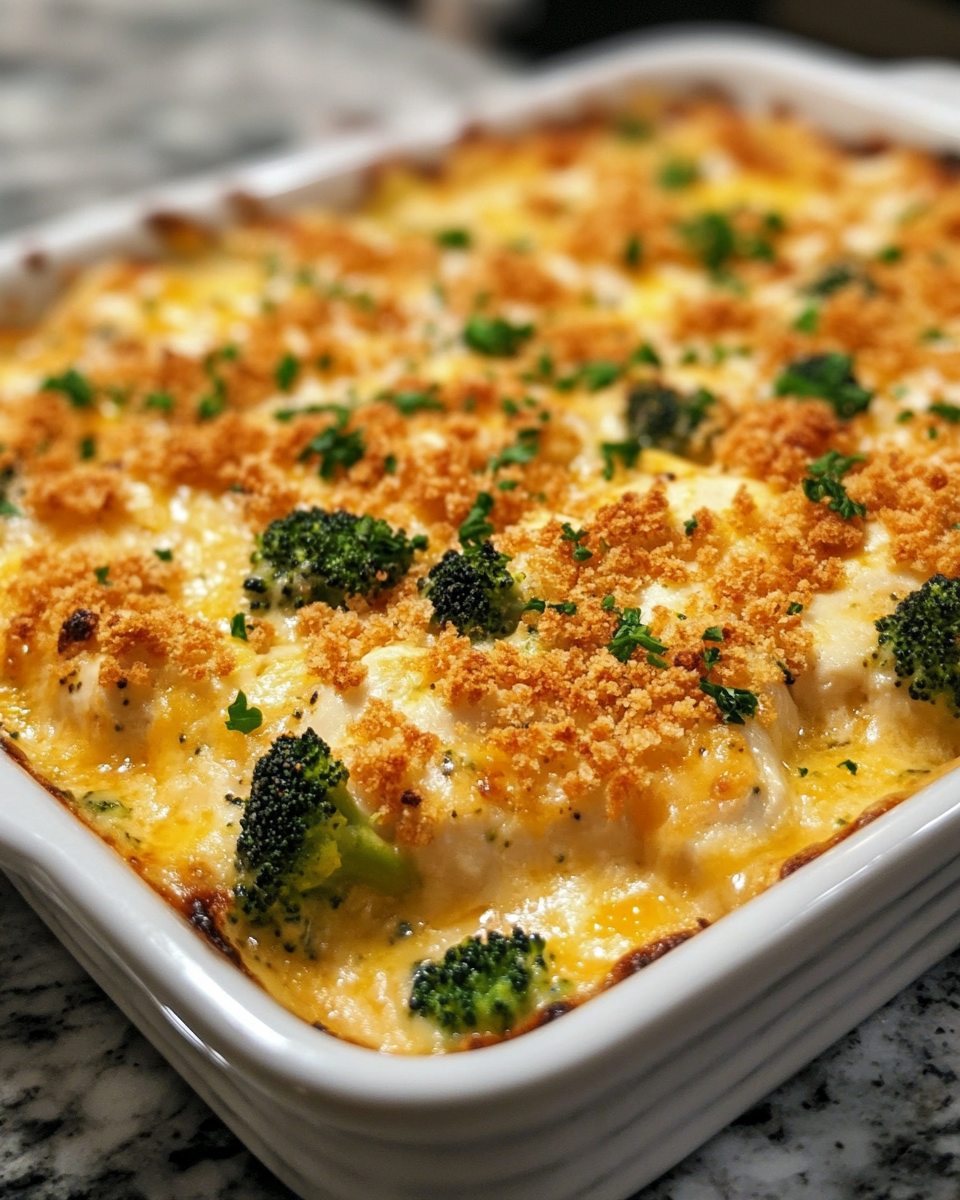 Cheddar Chicken Broccoli Casserole Recipe: A Creamy, Comforting Family Favorite